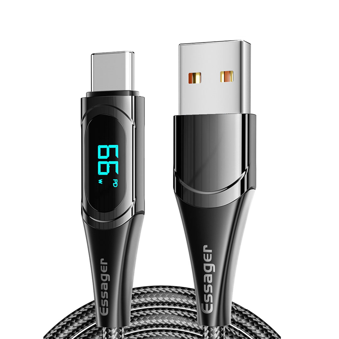 کابل تبدیل USB به USB-C اساگر مدل YD01 طول 1 متر