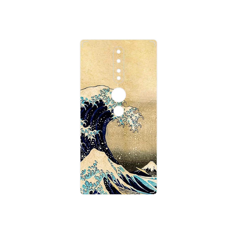برچسب پوششی ماهوت مدل The Great Wave off Kanagawa of Hokusai مناسب برای گوشی موبایل لنوو Phab2 Pro