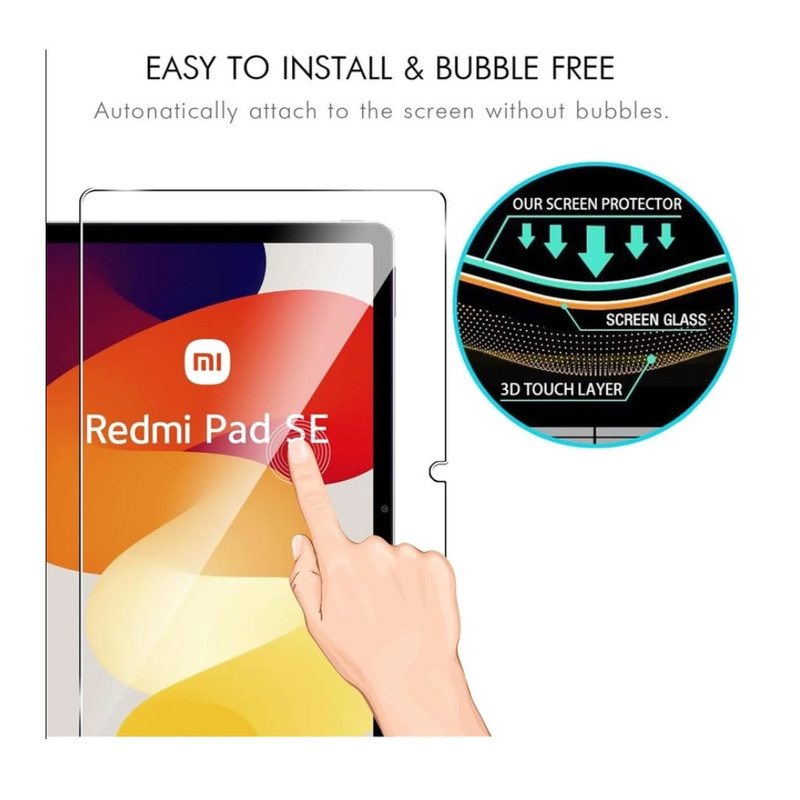 محافظ صفحه نمایش مدل RMS - SUX Plus مناسب برای تبلت شیائومی Redmi Pad SE
