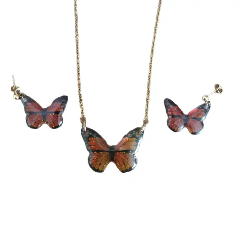 نیم ست زنانه مدل پروانه