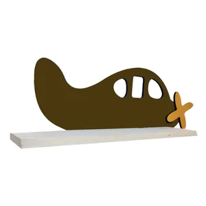 شلف دیواری اتاق کودک مدل هواپیما کد 03