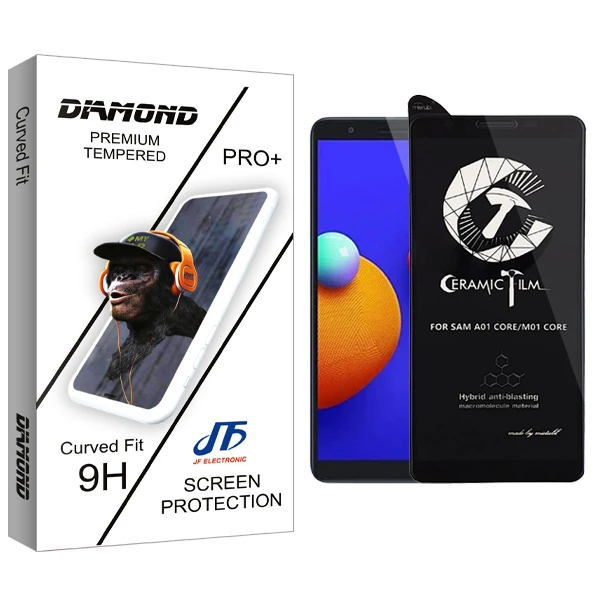 محافظ صفحه نمایش سرامیکی مات میتوبل جی اف مدل +Diamond مناسب برای گوشی موبایل سامسونگ Galaxy M01 Core