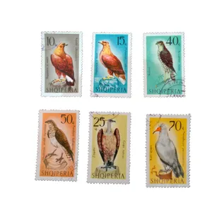 تمبر یادگاری مدل پرنده کد bc-1463 مجموعه 6 عددی