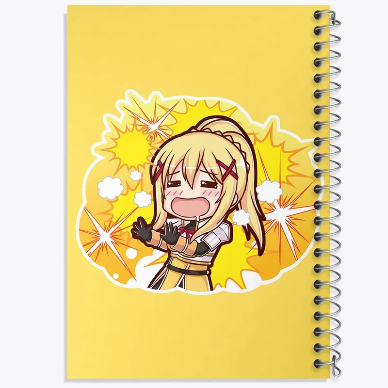 دفتر نت موسیقی 50 برگ خندالو مدل دارکنس انیمه کونوسوبا Konosuba کد 27162