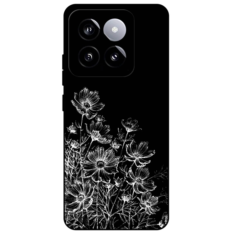 کاور مگافون طرح گل مدل 7274 مناسب برای گوشی موبایل شیائومی 14