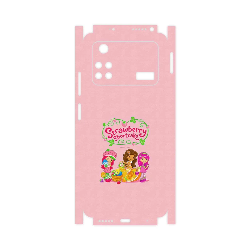برچسب پوششی ماهوت مدل Strawberry Shortcake-FullSkin مناسب برای گوشی موبایل شیائومی Poco M4 Pro 4G