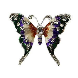 گل سینه زنانه مدل پروانه کد 24