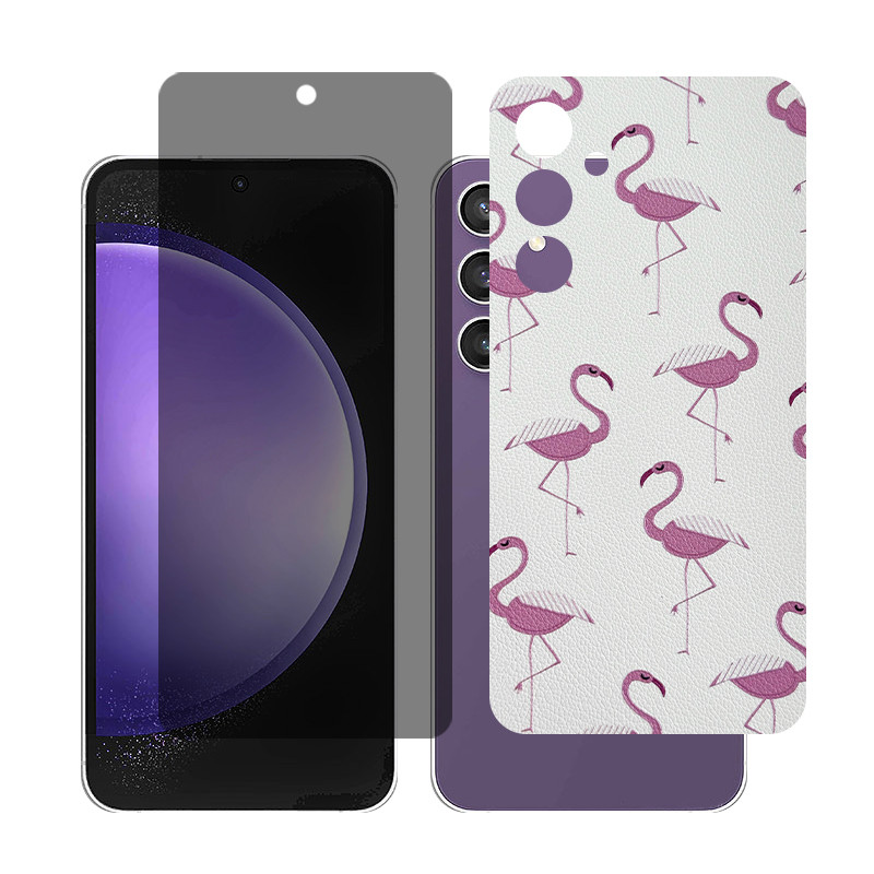 محافظ صفحه نمایش حریم شخصی گلس مدل Together مناسب برای گوشی موبایل سامسونگ Galaxy A55 به همراه برچسب پوششی 
