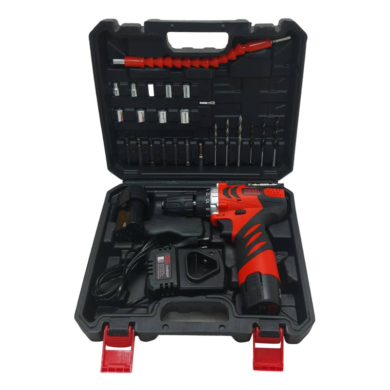 مجموعه 26 عددی پیچ گوشتی شارژی دیزل مدل 18V