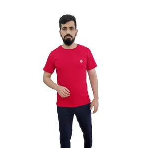 تی شرت آستین کوتاه مردانه مدل یقه گرد 