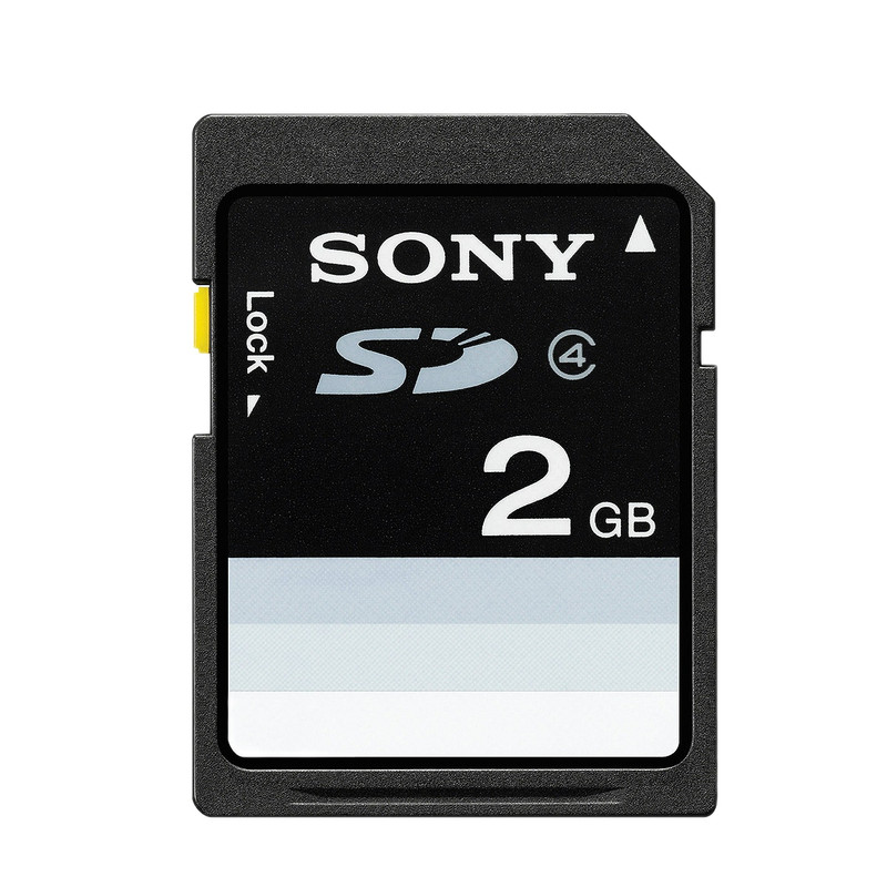 تصویر کارت حافظه سونی مدل SF-2N1 کلاس 4 استاندارد SD/SDHC سرعت 15MBps ظرفیت 2 گیگابایت