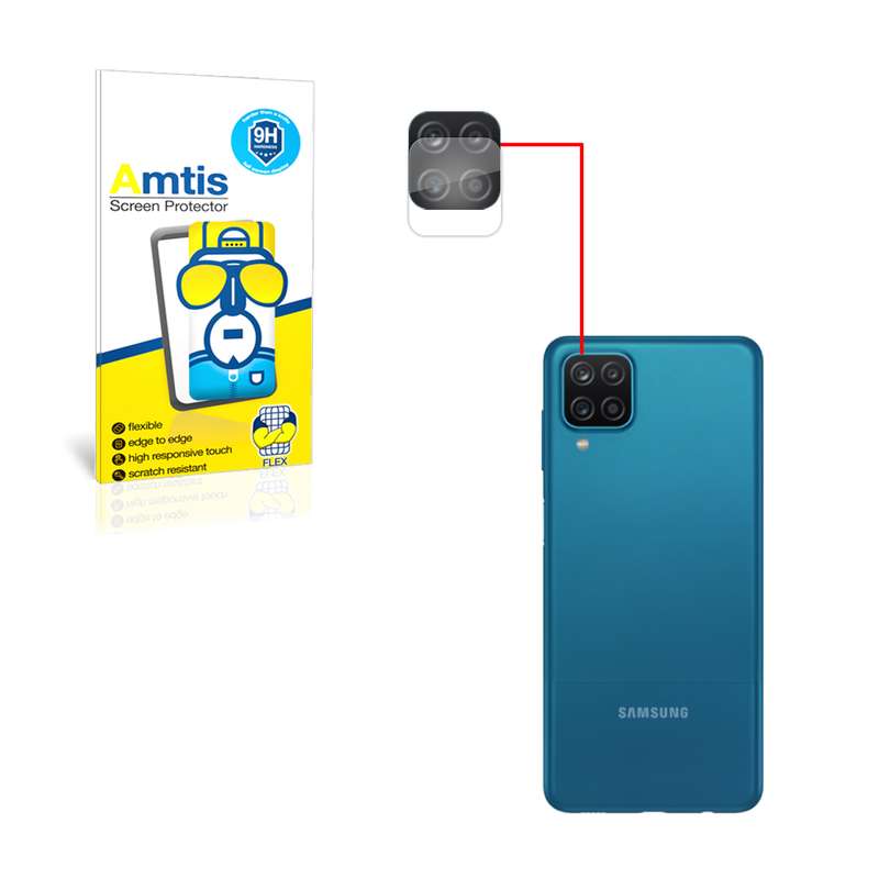 محافظ لنز دوربین امتیس مدل a12 مناسب برای گوشی موبایل سامسونگ GALAXY A12