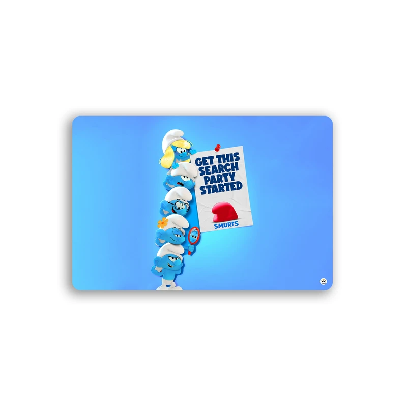 ماوس پد مخصوص بازی شادیت مدل اسمورف ها کد1484 سایز 37*24 سانتی متر