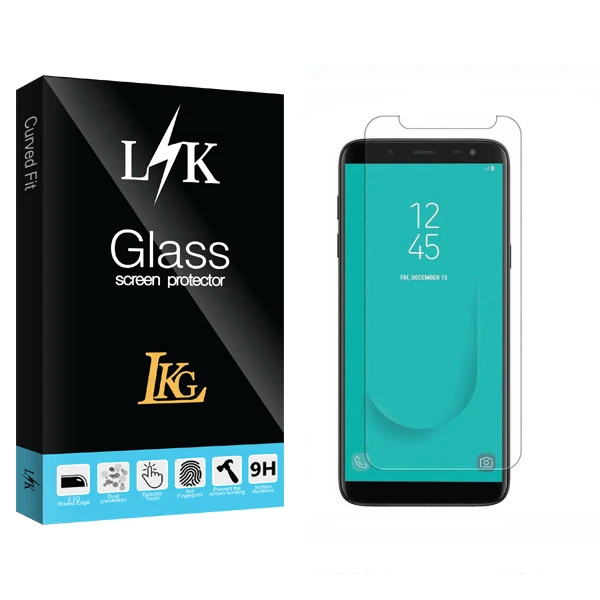 محافظ صفحه نمایش شیشه ای ال کا جی مدل LK Glass مناسب برای گوشی موبایل سامسونگ Galaxy J8 Plus