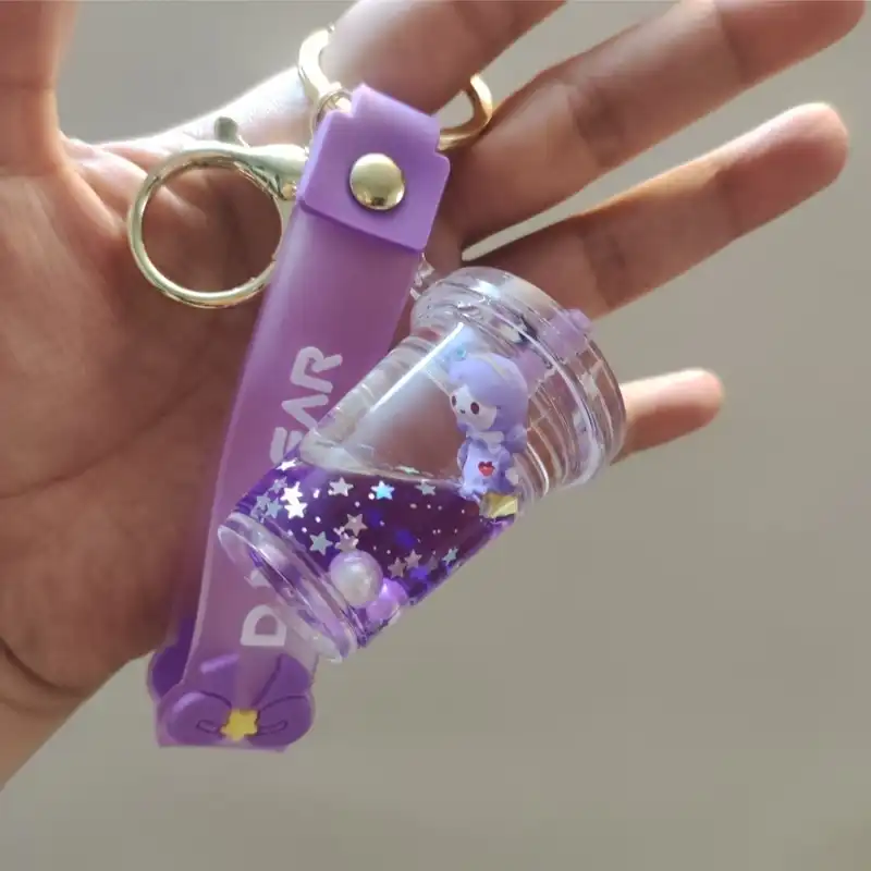 جاکلیدی مدل آکواریومی طرح آبمیوه و دختر