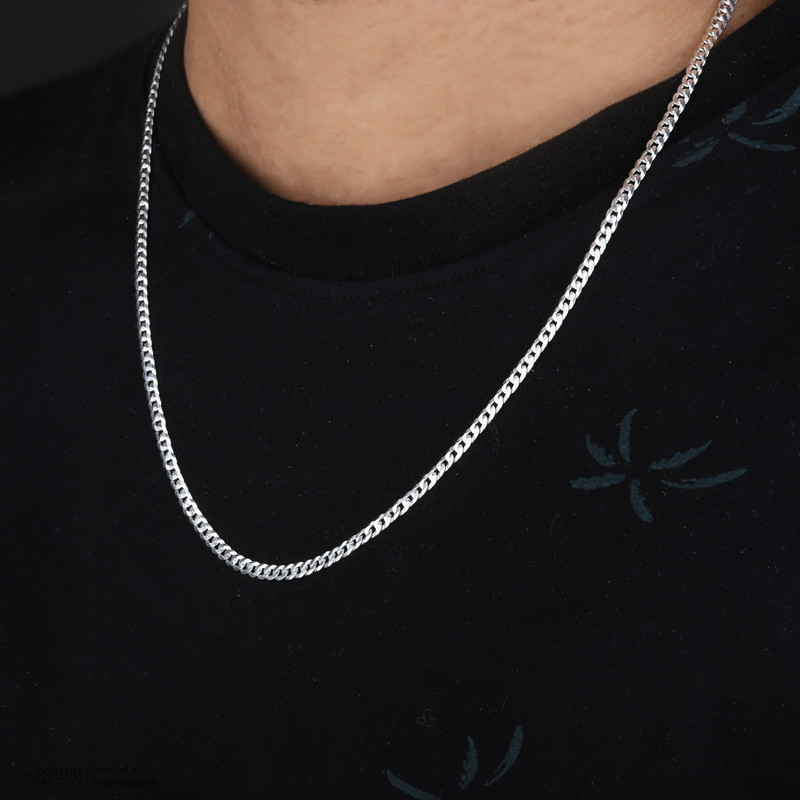 گردنبند نقره مردانه مایا ماهک مدل MSM442