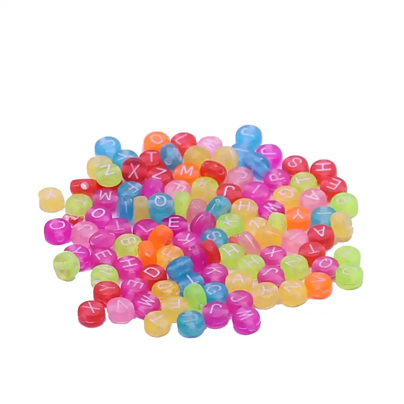 مهره دستبند مدل حروف انگلیسی  kh256 بسته 115 عددی