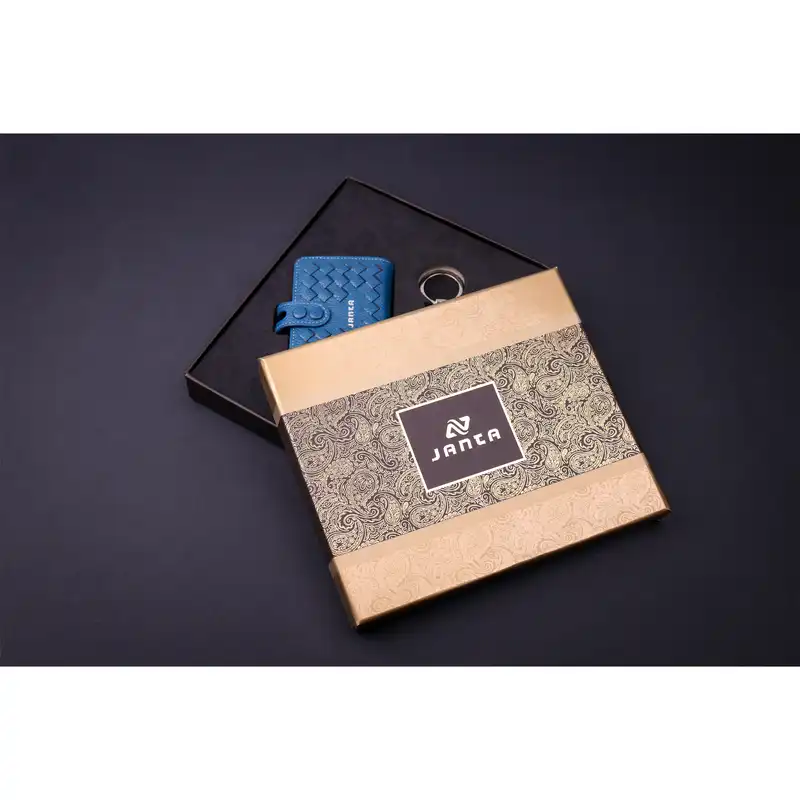 ست هدیه چرم جانتا مدل 136Ha