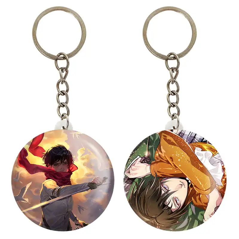 جاکلیدی خندالو مدل میکاسا اکرمن انیمه اتک آن تایتان کد 1852218525 مجموعه 2 عددی