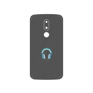 MAHOOT Minimal Headphone Icon Cover Sticker for Motorola Moto M