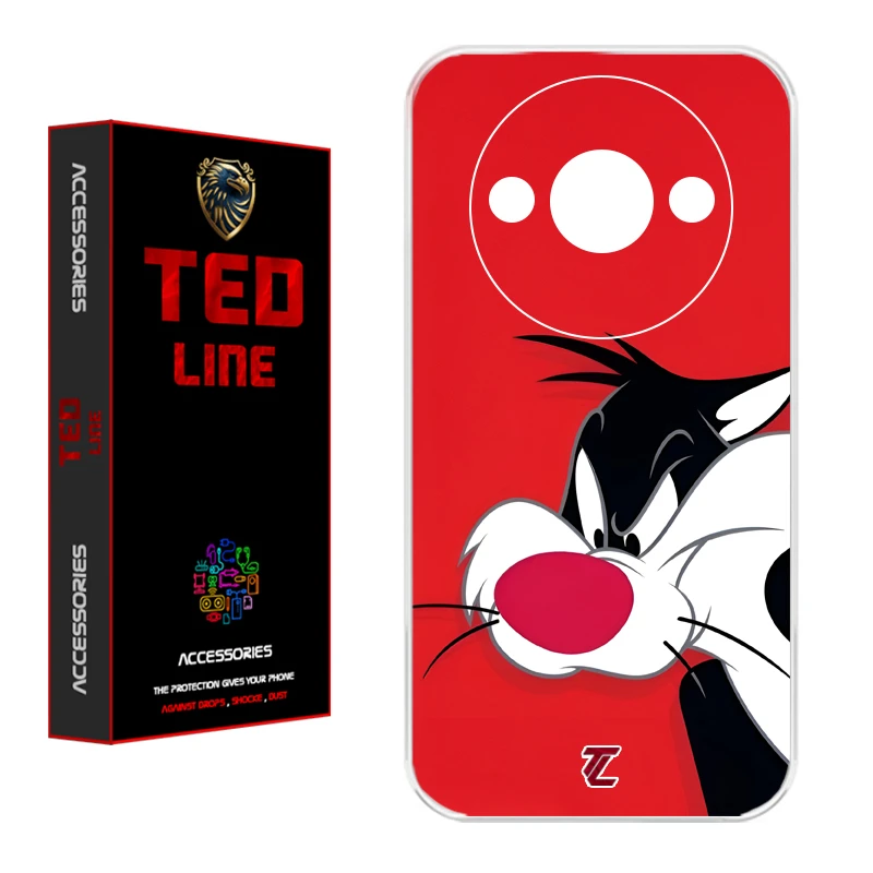 کاور تدلاین طرح کارتون سیلوستر کد 1221 مناسب برای گوشی موبایل شیائومی Redmi A3