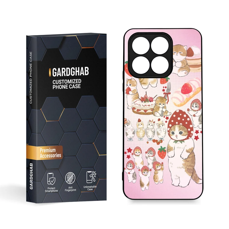 کاور گارد قاب مدل دور ژله ای فانتزی  مناسب برای گوشی موبایل آنر X8a 4G