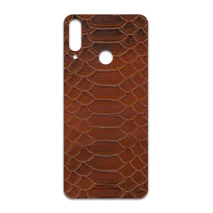 MAHOOT Brown-Snake-Leather Cover Sticker for LG W30
