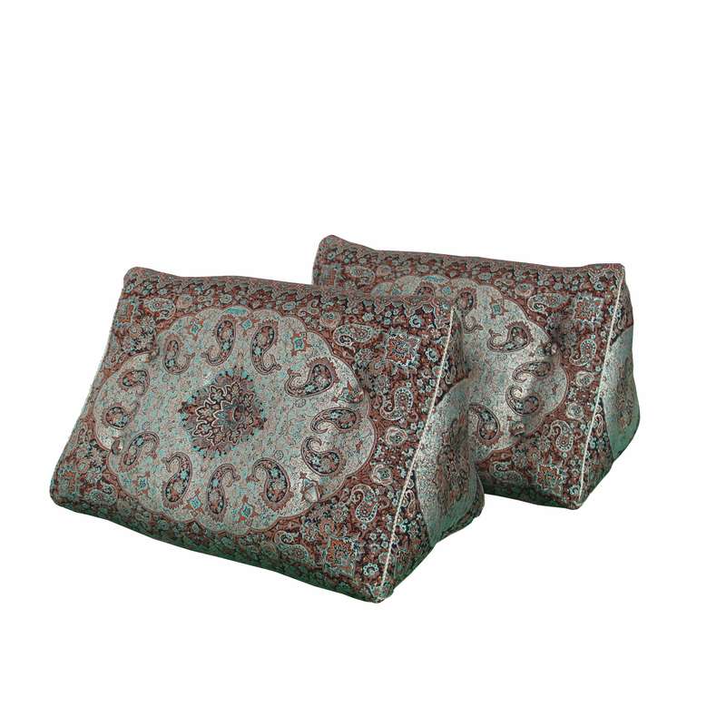 پشتی ترمه مدل خاتون کد 0123 بسته دو عددی