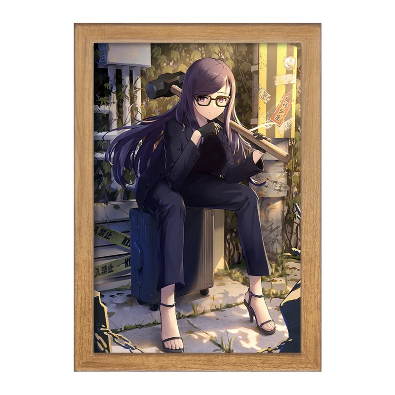 تابلو خندالو مدل هیزورو انیمه سامر تایم رندرینگ SUMMER TIME RENDERING  کد 22298