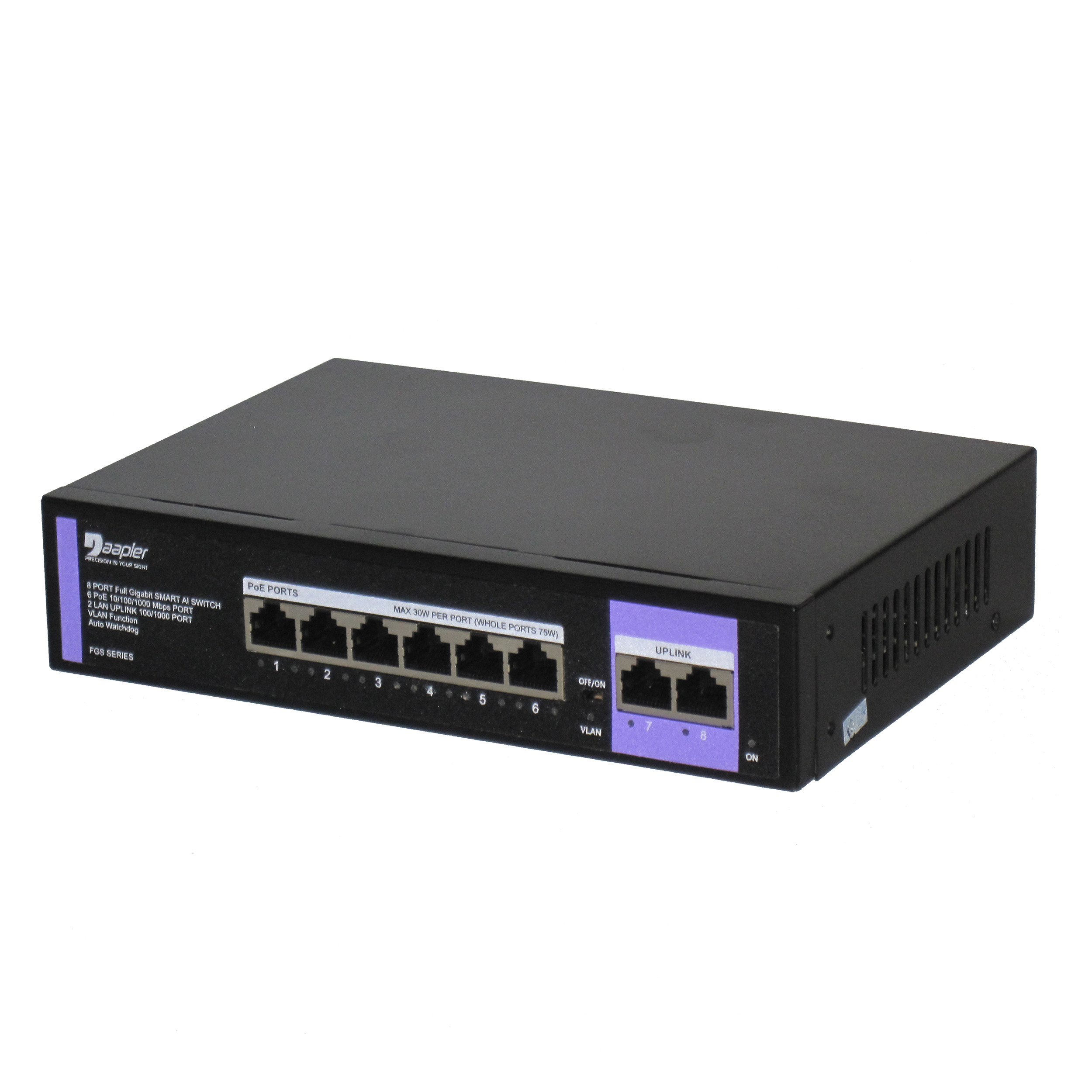 سوئیچ 6 پورت POE داپلر مدل FGS62
