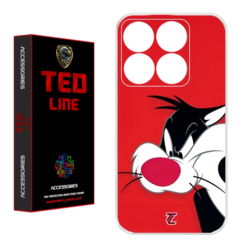 کاور تدلاین طرح کارتون سیلوستر کد 1221 مناسب برای گوشی موبایل شیائومی Mi 14T / 14T Pro