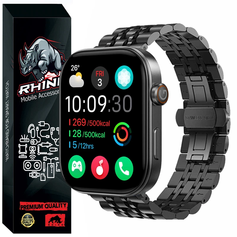 بند راینو مدل 7Bead مناسب برای ساعت هوشمند گلوریمی GS2