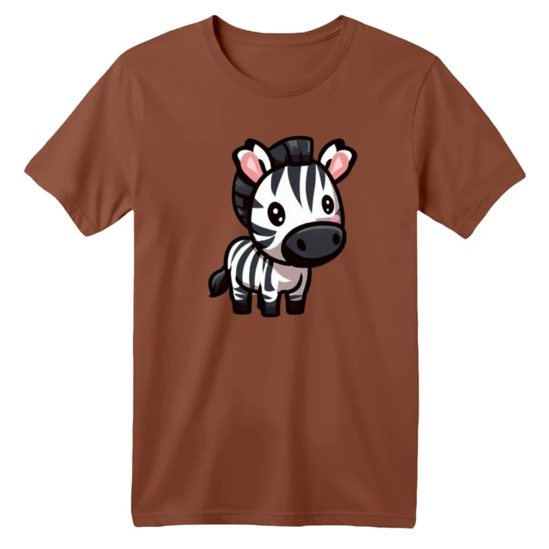 تی شرت آستین کوتاه بچگانه مدل گورخر کد ۲