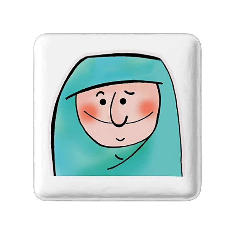 مگنت خندالو طرح دختر کد 5997