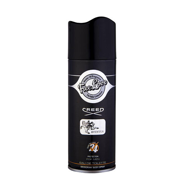 اسپری بدن مردانه فری لاو مدل کرید اونتوس حجم 200 میلی لیتر