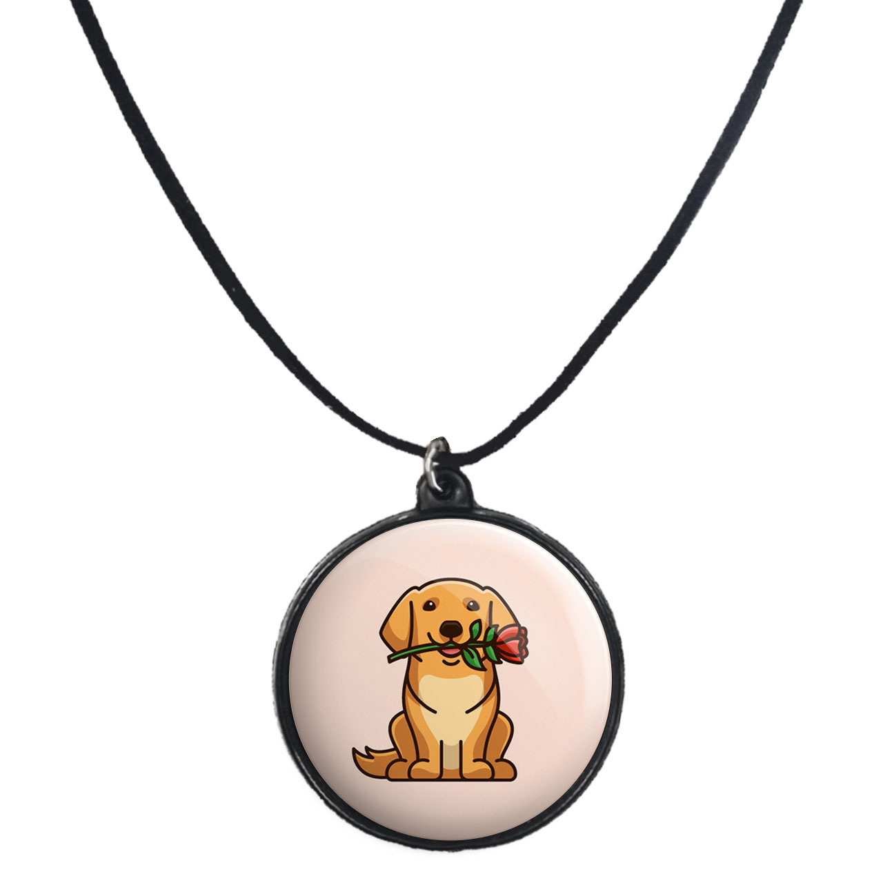 گردنبند پرمانه طرح حیوانات کیوت کد pmb.21487 مدل دو طرفه