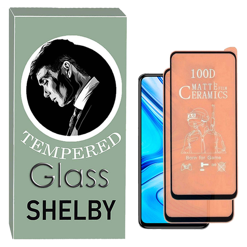 محافظ صفحه نمایش سرامیکی شلبی مدل MCR-SH مناسب برای گوشی موبایل سامسونگ Galaxy M31s بسته دو عددی