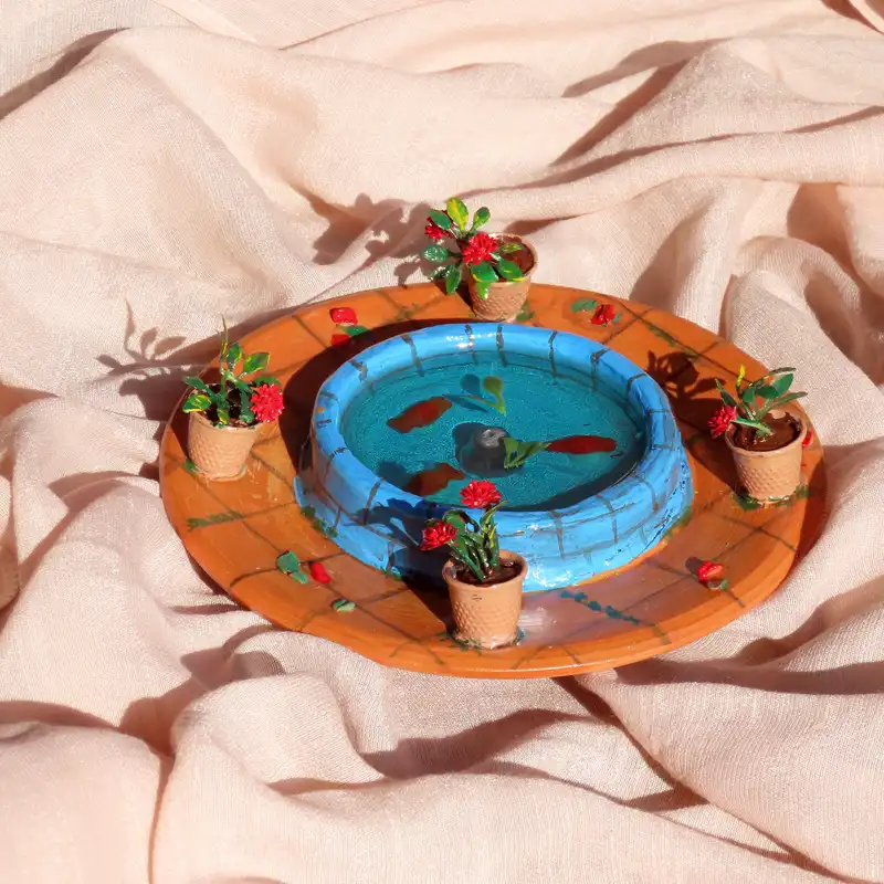 جاعودی طرح حوض  و حیاط کد 1137