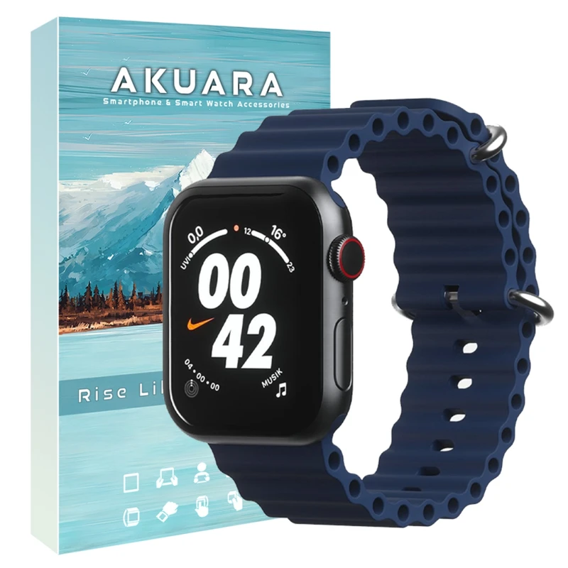 بند آکوآرا مدل Ocean مناسب برای اپل واچ Series 10 46mm Aluminum