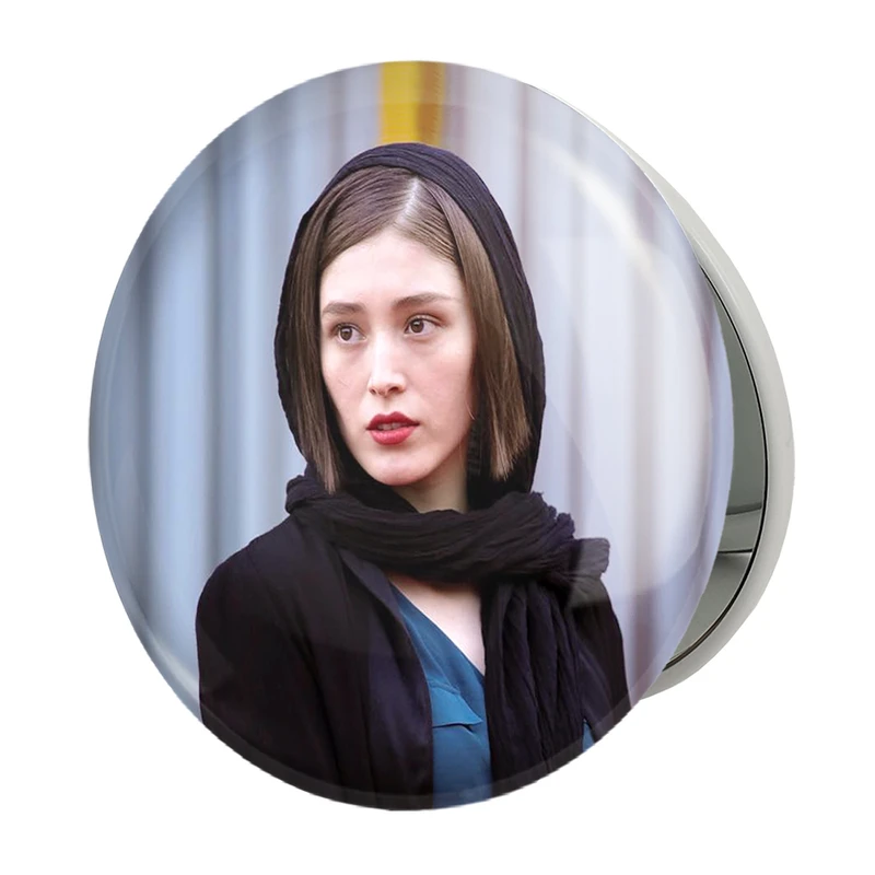 آینه جیبی خندالو طرح فرشته حسینی مدل تاشو کد 6262 