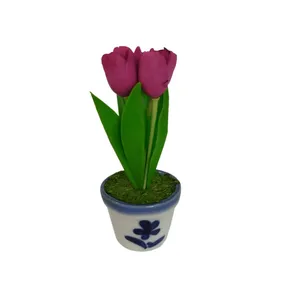 گلدان به همراه گل مصنوعی کد 94026