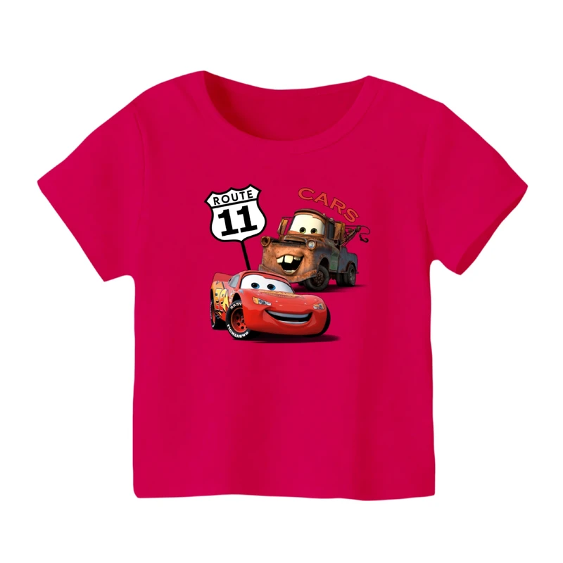 تی شرت آستین کوتاه بچگانه مدل ماشین ها کد ۶