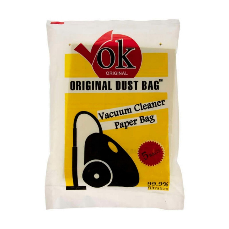 پاکت جاروبرقی مدل 2100w مناسب برای جاروبرقی تفال بسته 5 عددی به همراه یک عدد فیلتر