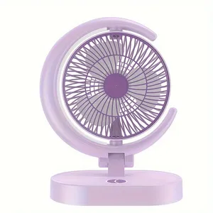 پنکه شارژی مدل Desktop fan P10 ظرفیت 1500میلی آمپر ساعت 