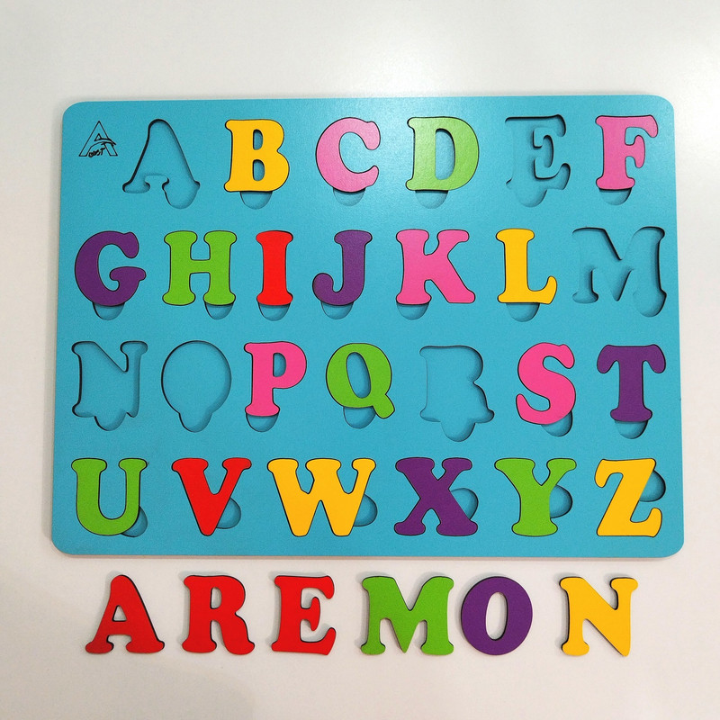 بازی آموزشی انگلیسی مدل پازل چوبی