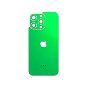 برچسب پوششی ماهوت مدل Matte-Green مناسب برای گوشی موبایل اپل iPhone 15 Pro Max