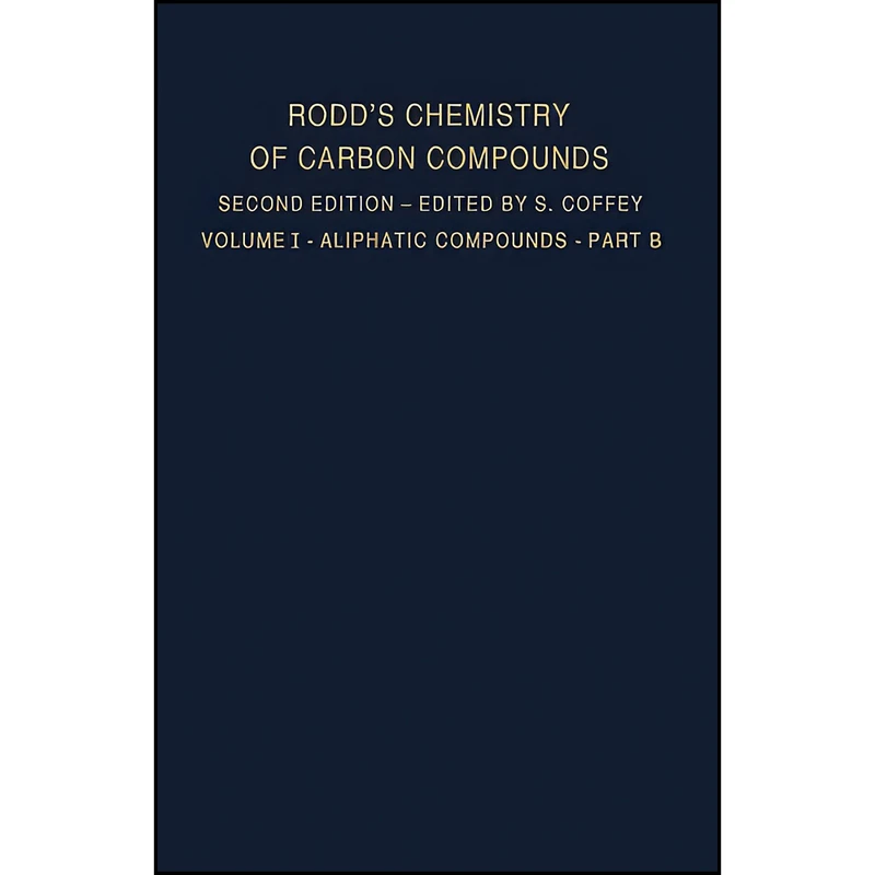 کتاب Aliphatic Compounds اثر S. Coffey انتشارات تازه ها