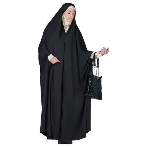 چادر دانشجویی مدل کرپ چین کد D39