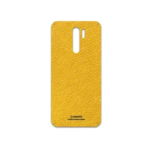 MAHOOT Mustard-Leather Cover Sticker for Samsung Galaxy M01
