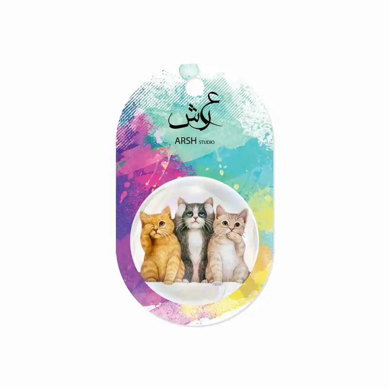 مگنت عرش طرح گربه های بامزه فانتزی کد Asm327